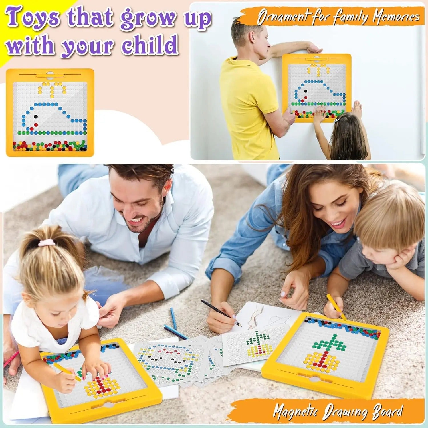 Kids Magnetic Drawing Board