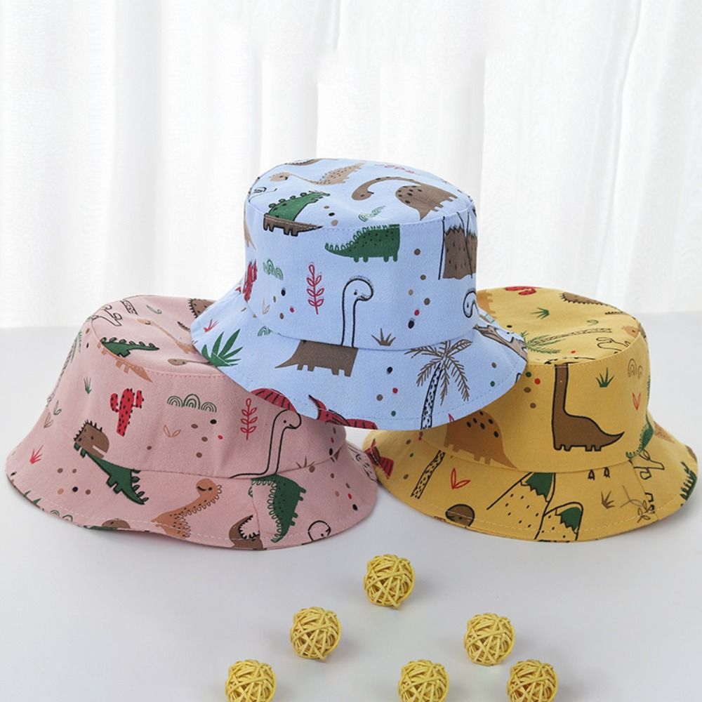 Kids Dinosaur Print Bucket Hat