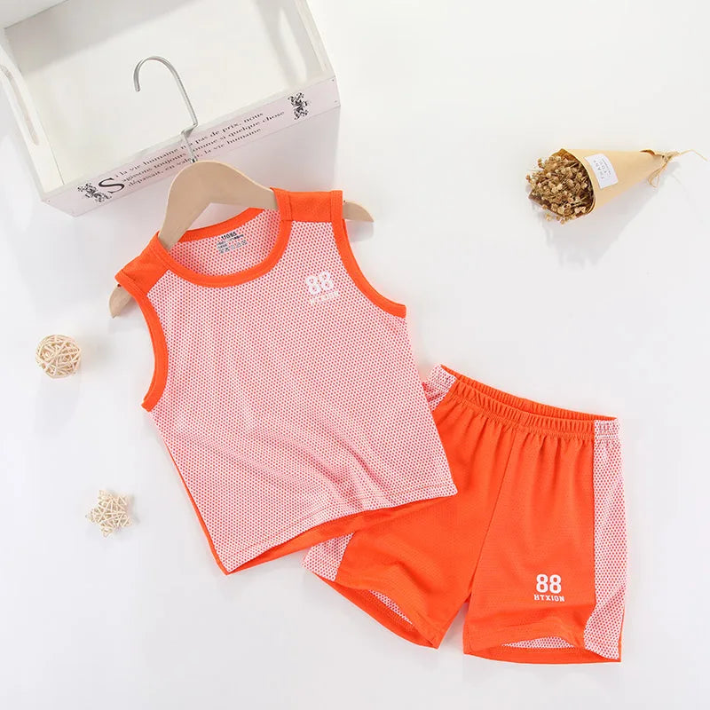 Kids Summer Sports Jersey Set