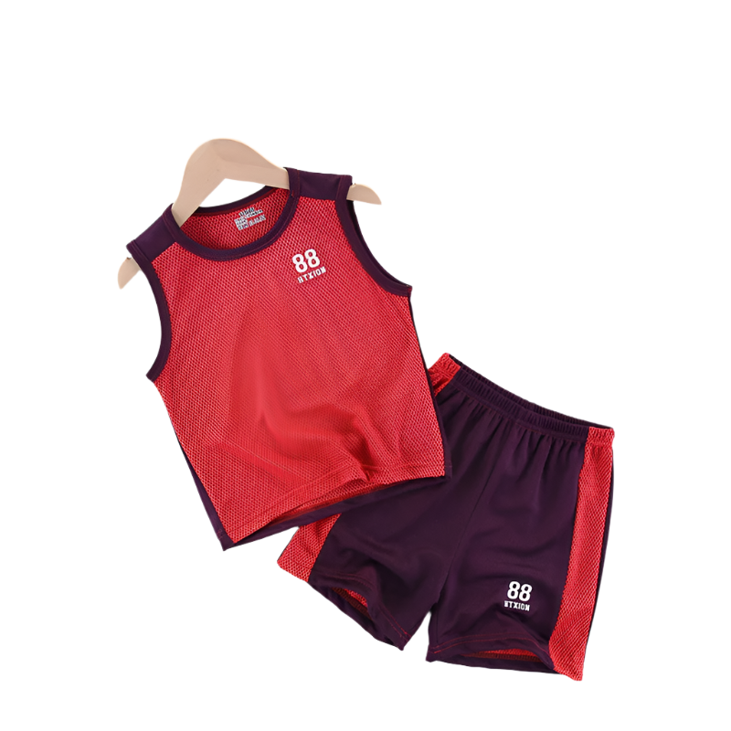 Kids Summer Sports Jersey Set