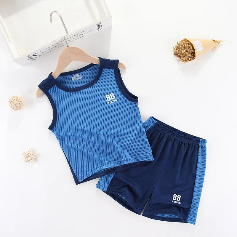 Kids Summer Sports Jersey Set