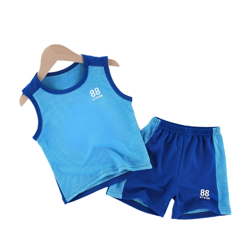 Kids Summer Sports Jersey Set