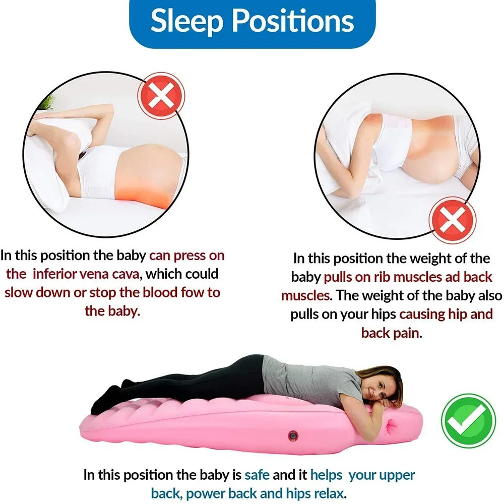 Luxury DreamBelly Inflatable Pregnancy Comfort Pillow