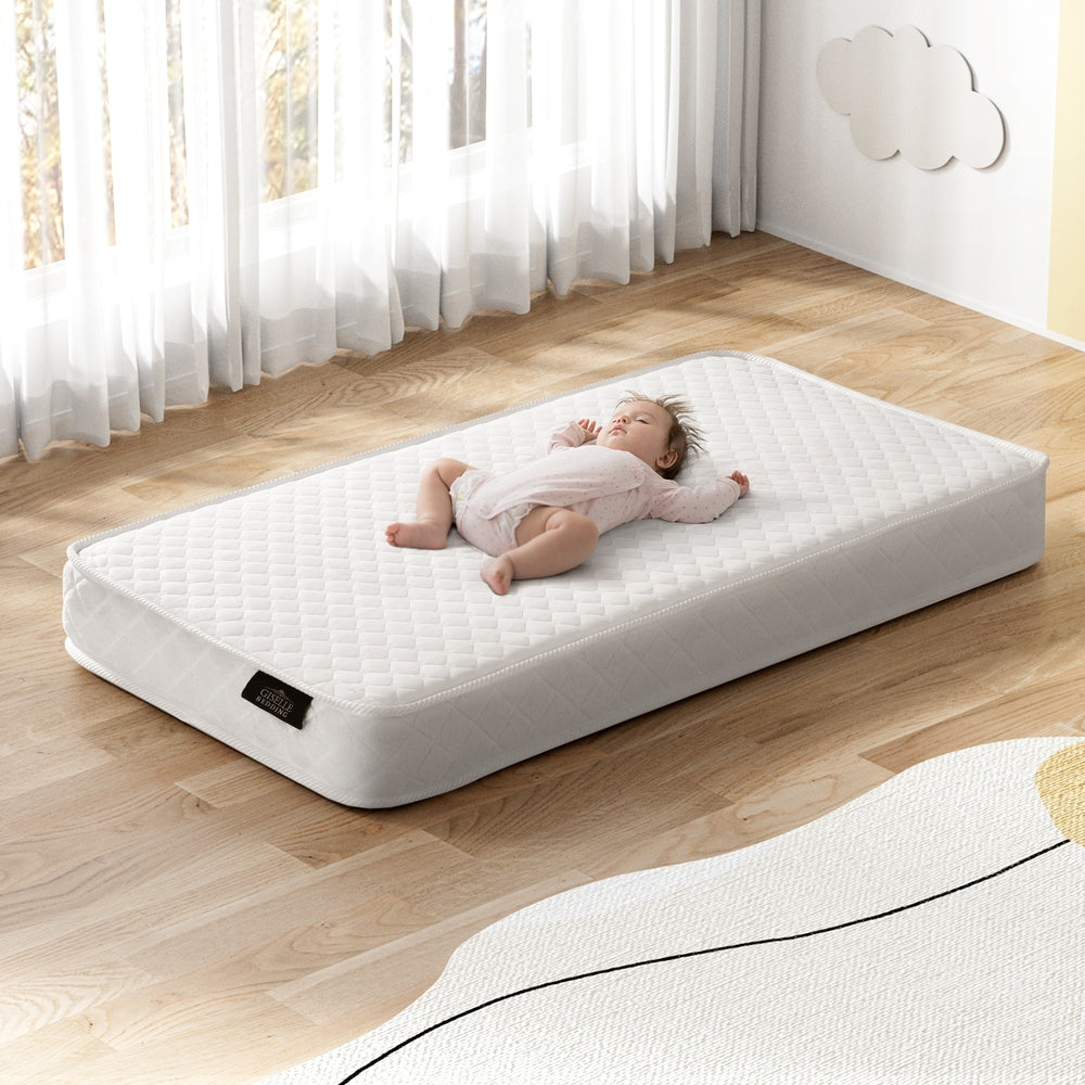 Baby Cot Mattress Spring Foam Little Infants AU