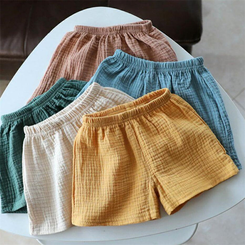 Kids Linen Summer Shorts