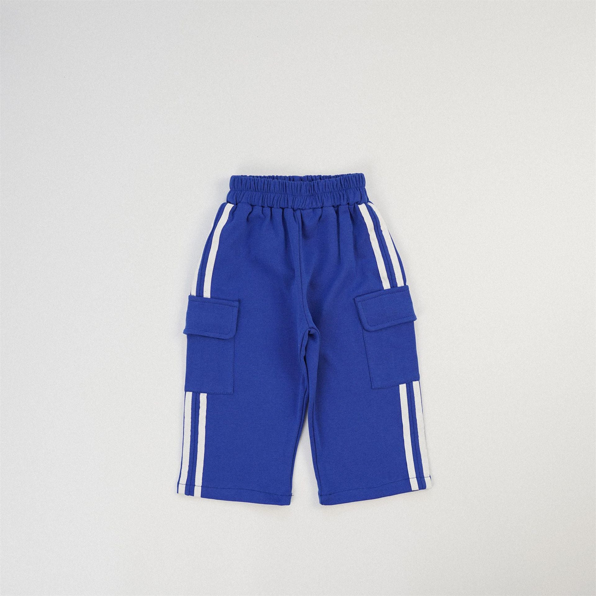 Kids Cotton Casual Cargo Pants