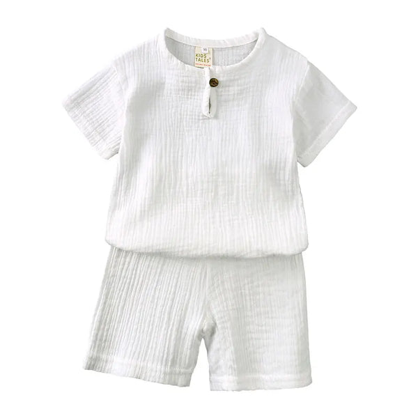 Cotton Linnen Kids Summer Outfit