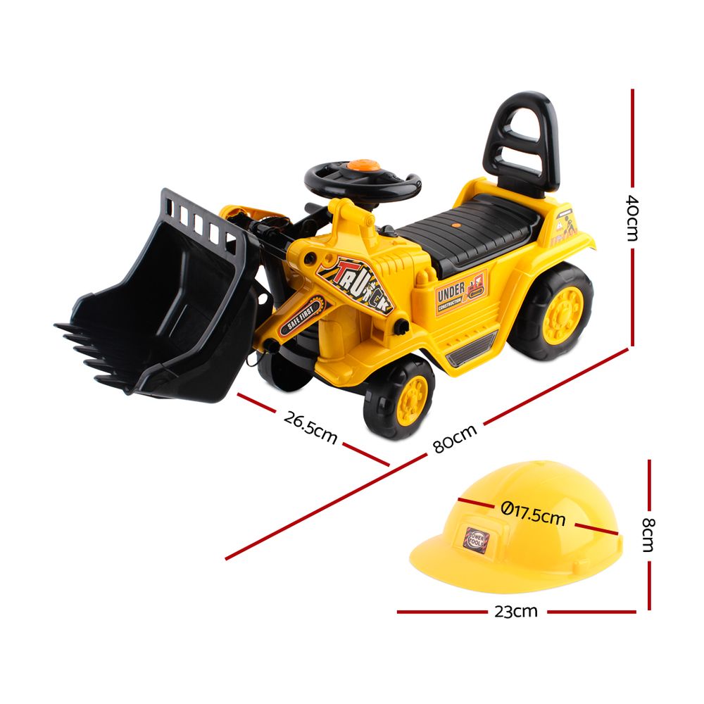 Ride On Car Toys Kids Excavator Bulldozer