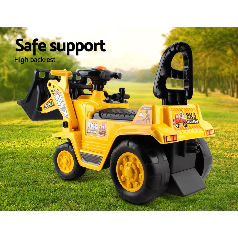 Ride On Car Toys Kids Excavator Bulldozer