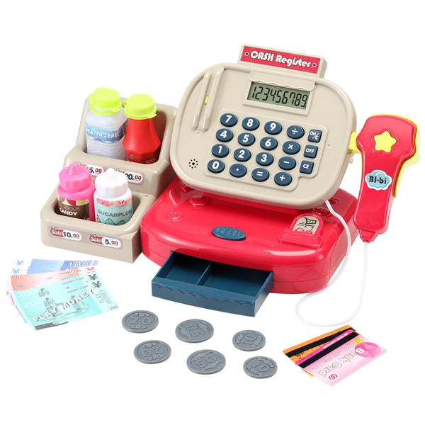 Kids Cash Register Calculator Pretend Play Set