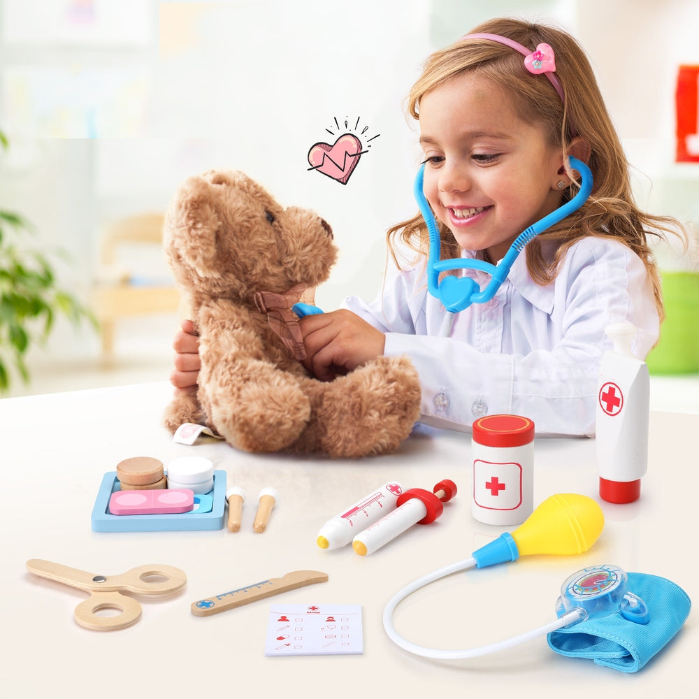 Kids Doctor Nurse Medical Case Pretend Play Set