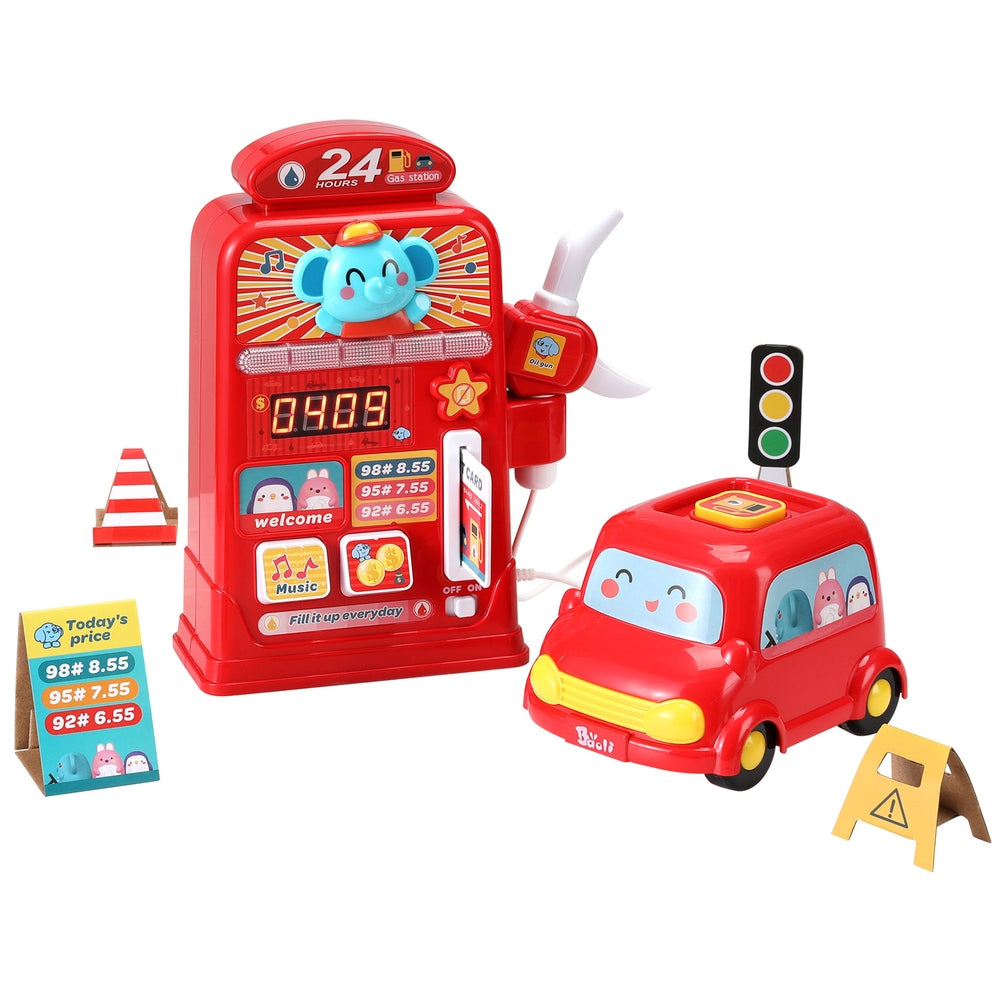 Kids Gas Petrol Station Pumper Playset