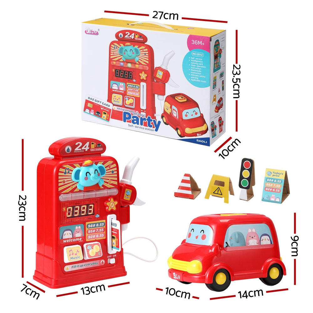 Kids Gas Petrol Station Pumper Playset