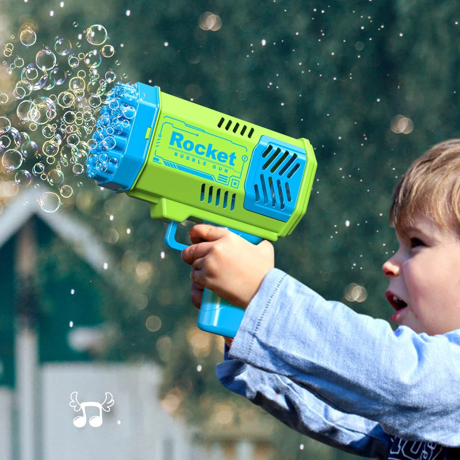 Bubbles Machine Gun for Kids