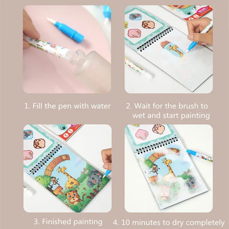 Magical Water Painting Book