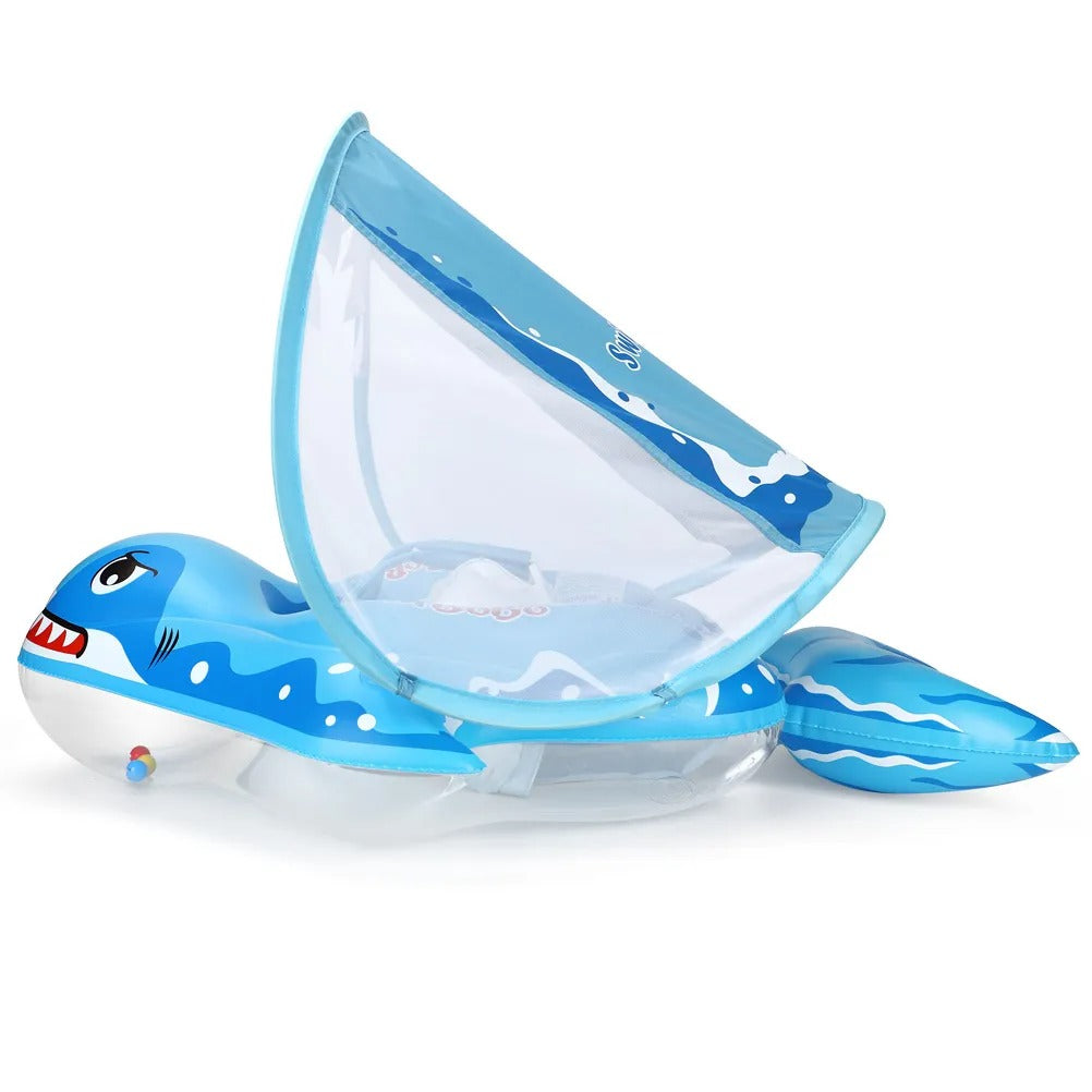 Baby Swimming Float Ring Inflatable with Canopy