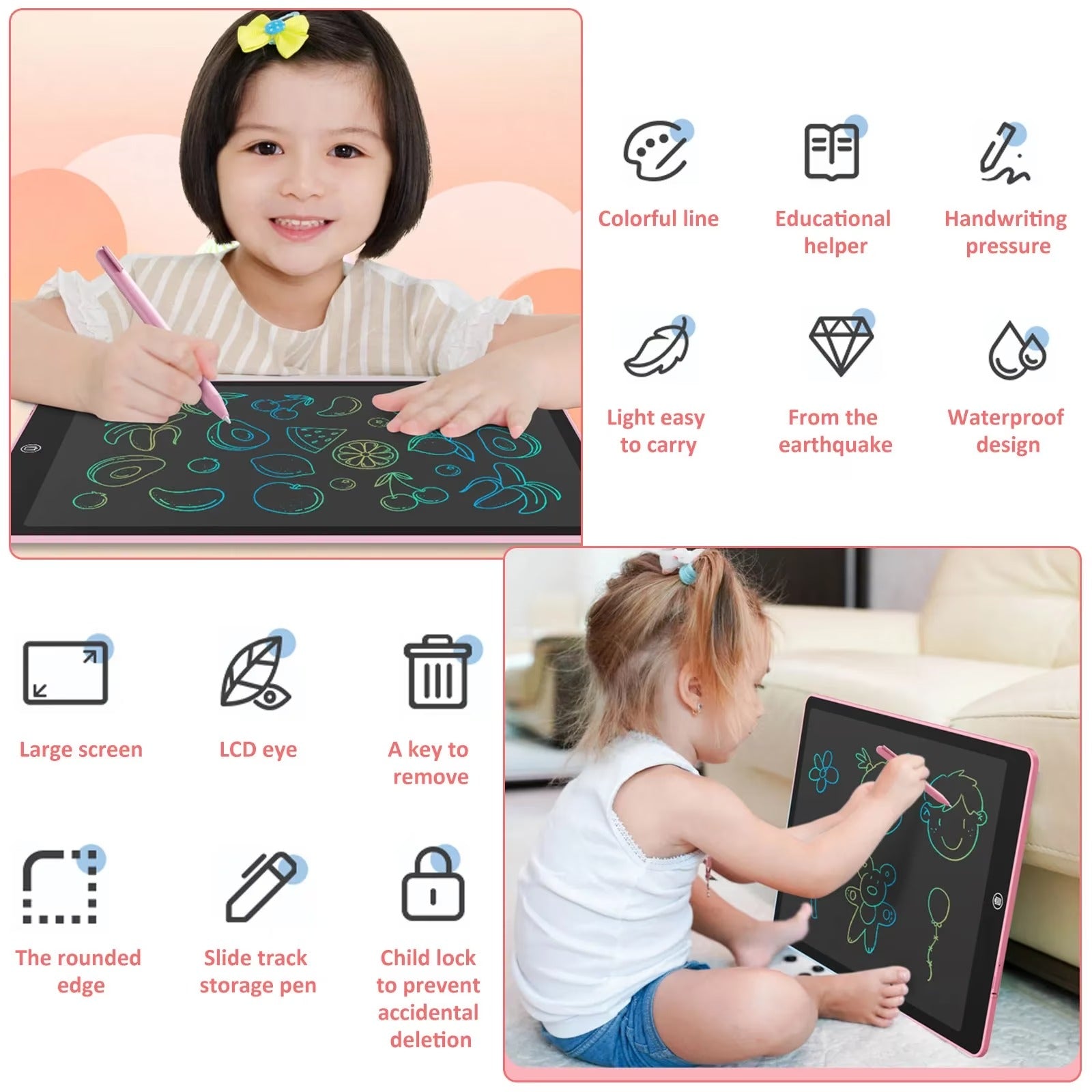 LCD Drawing Tablet For Kids