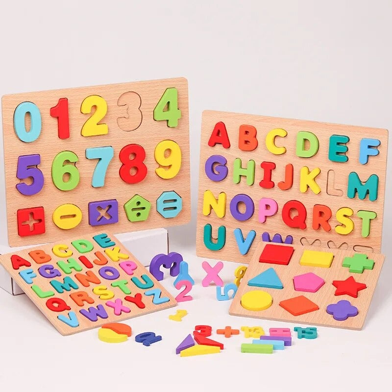 Children Wooden Puzzle Montessori Toys