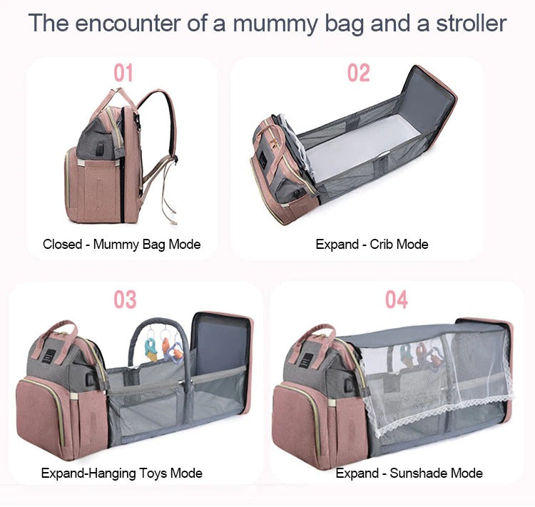 Folding Mommy Bag (Portable Folding Crib)