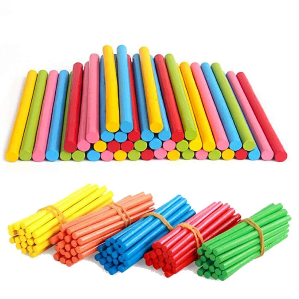 Colourful Bamboo Counting Sticks