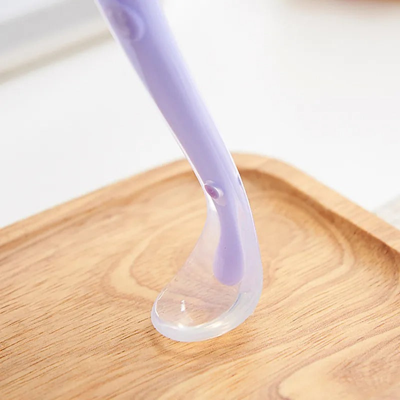 Baby Soft Silicone Spoon with Storage Box