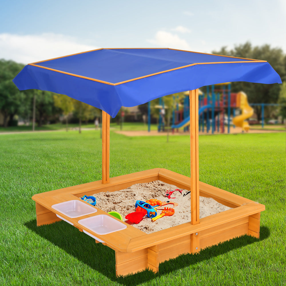 Sand Pit with Canopy Water Basin Toys