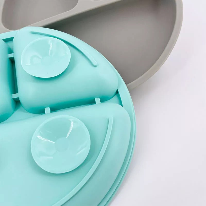 Baby Safe Suction Silicone Dining Plate