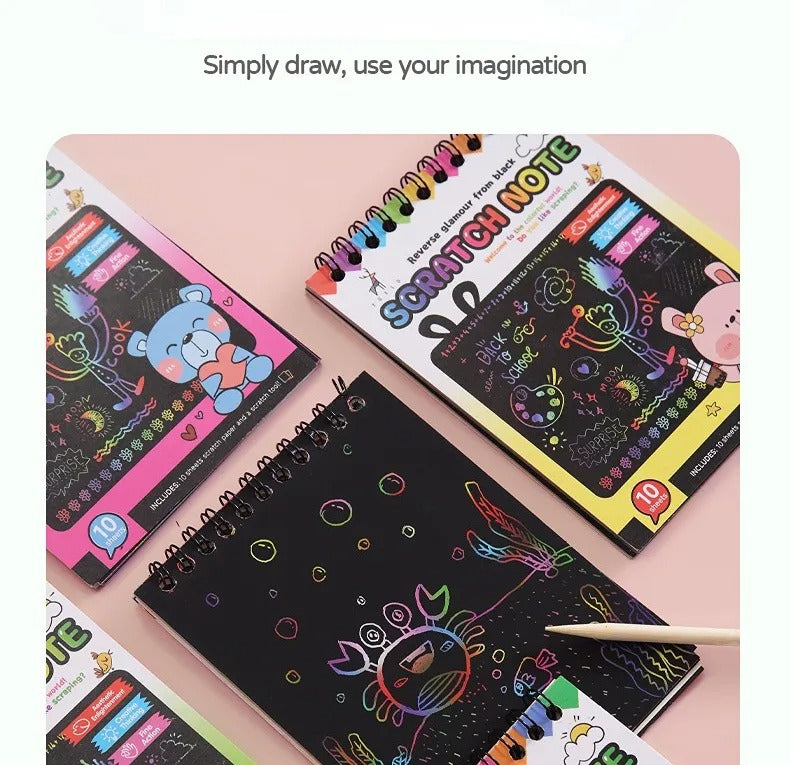 Rainbow Magic Scratch Off Paper Set for Kids