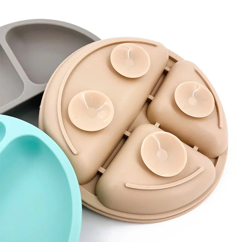 Baby Safe Suction Silicone Dining Plate