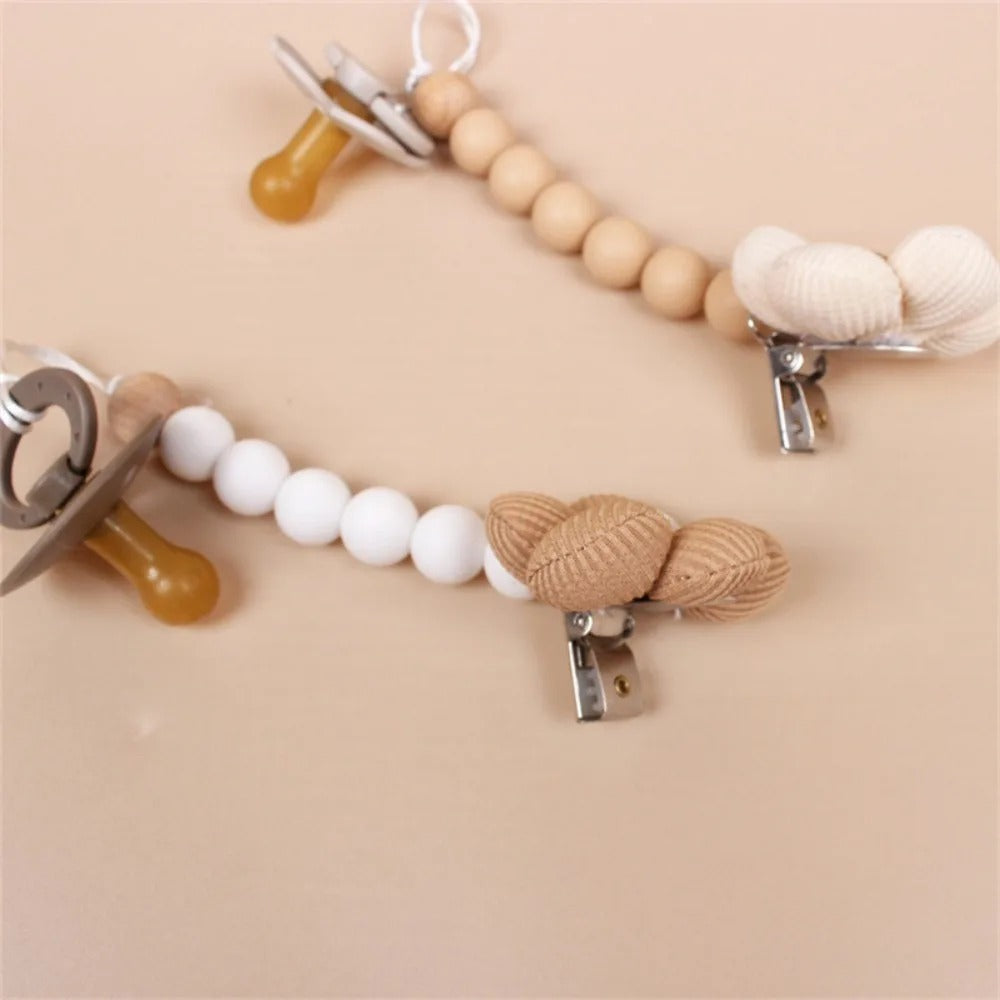 Cute Silicone Baby Pacifier Clips