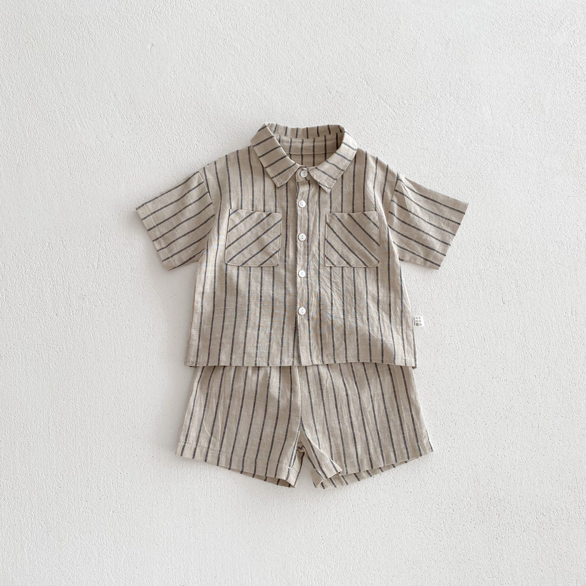 Stripes Summer Shirt and Shorts Set