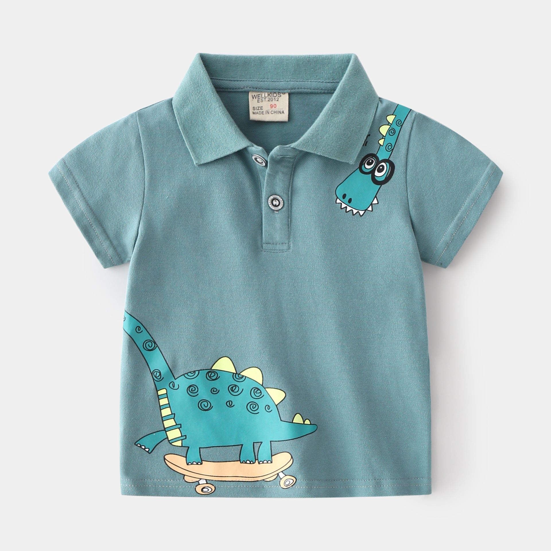 Summer Cartoon Polo T-Shirts for Boys