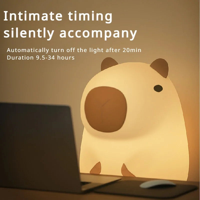 Cute Capybara Night Light