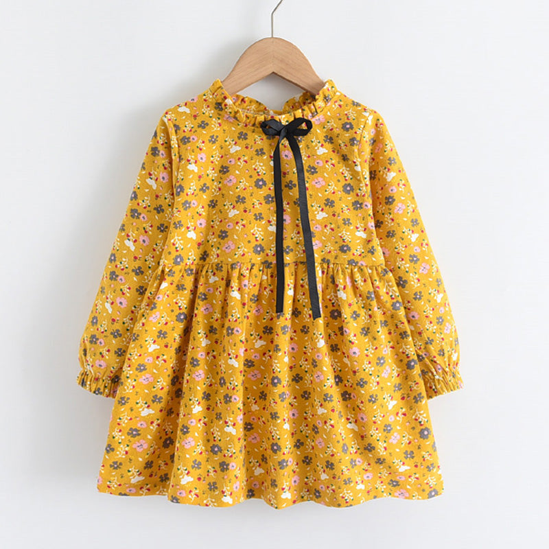 Girls Summer Floral Dress