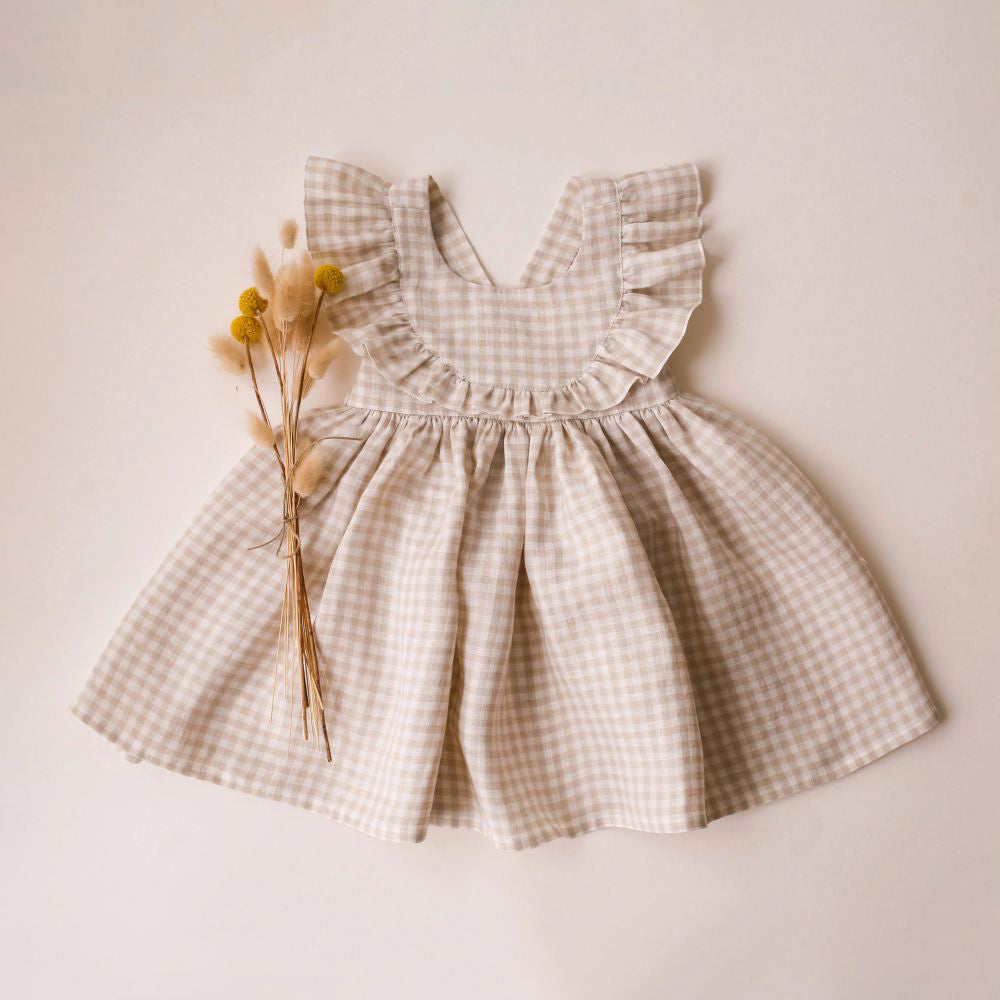 Toddler Girl Linen-Cotton Dress