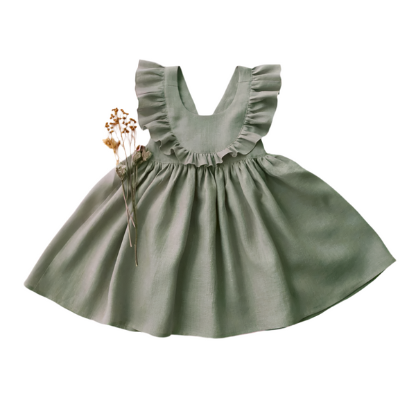 Toddler Girl Linen-Cotton Dress