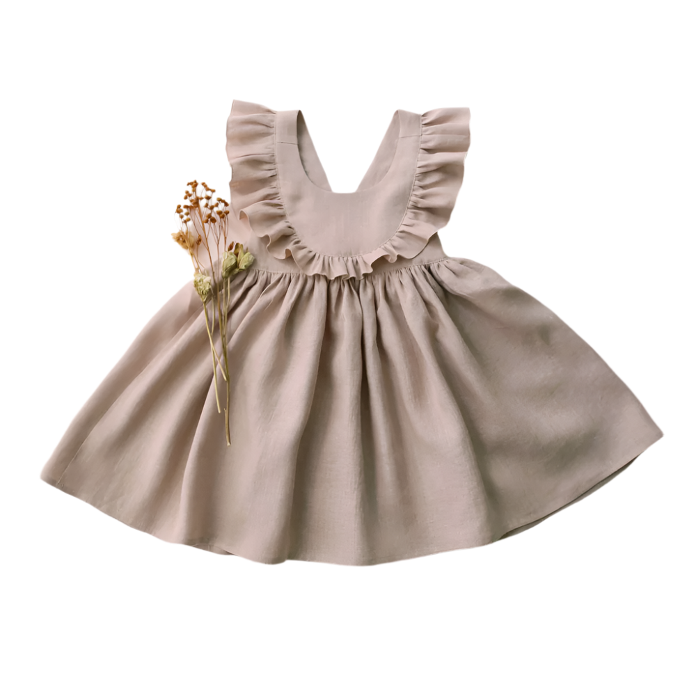 Toddler Girl Linen-Cotton Dress