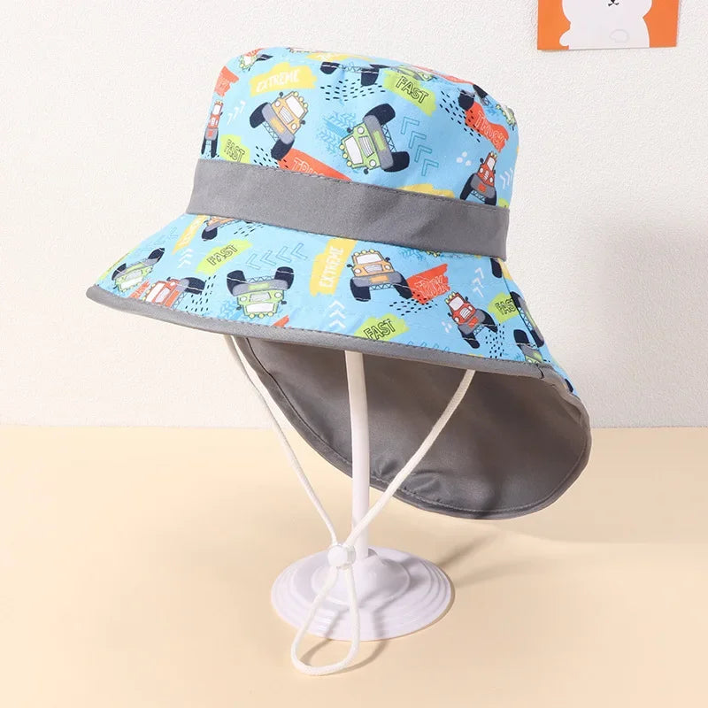 UV Protection Kids Summer Bucket Hat