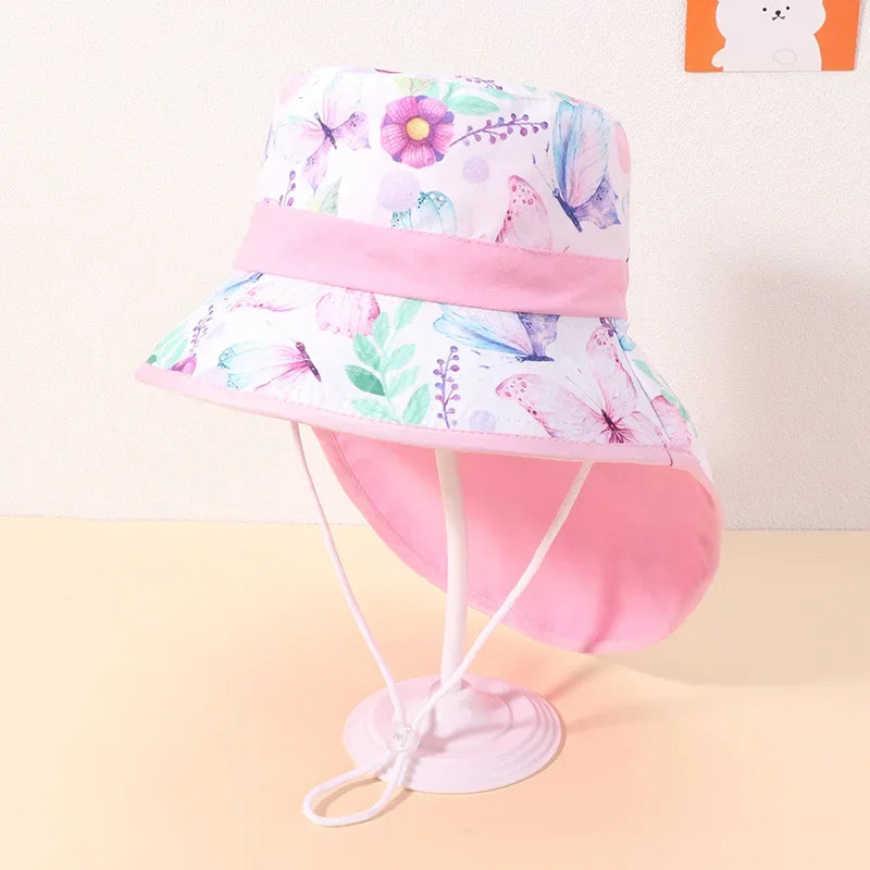 UV Protection Kids Summer Bucket Hat