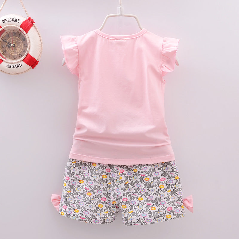 Girls Lollipop Printed Summer Set