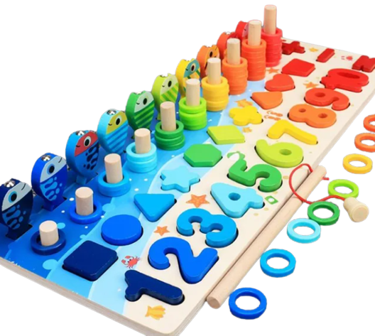 Kids Montessori Educational Wooden Math Toys