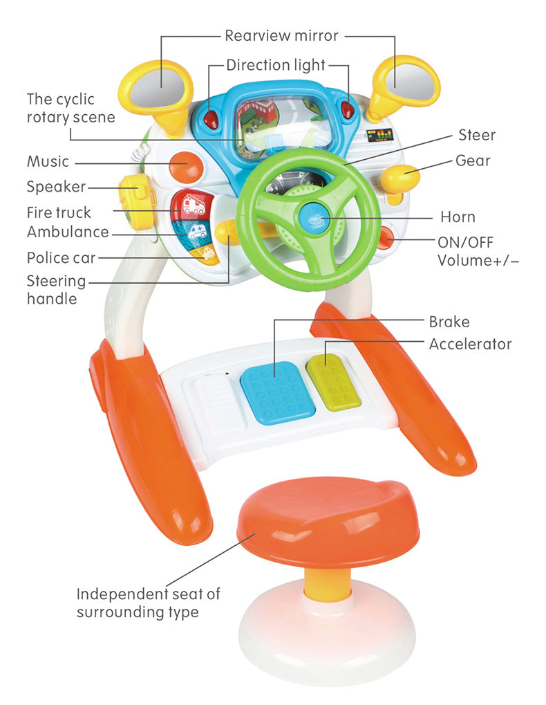 Baby Sensory Play Driving Station