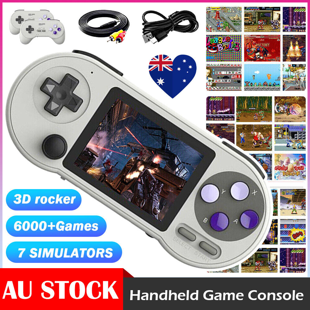 6000 Retro Games Handheld Console