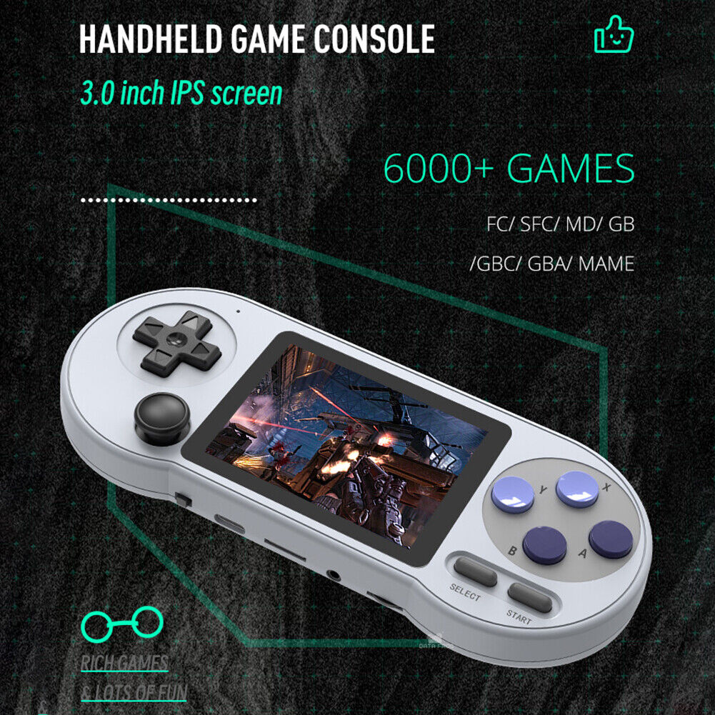 6000 Retro Games Handheld Console