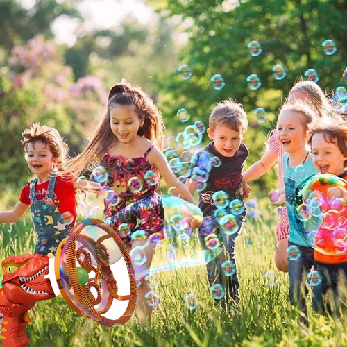 Automatic Bazooka Soap Water Bubble Machine