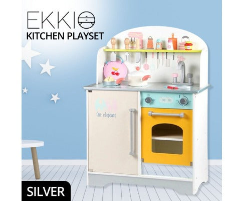 Wooden Kitchen Playset for Kids