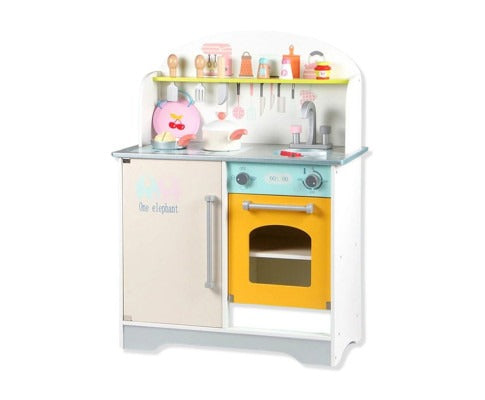 Wooden Kitchen Playset for Kids