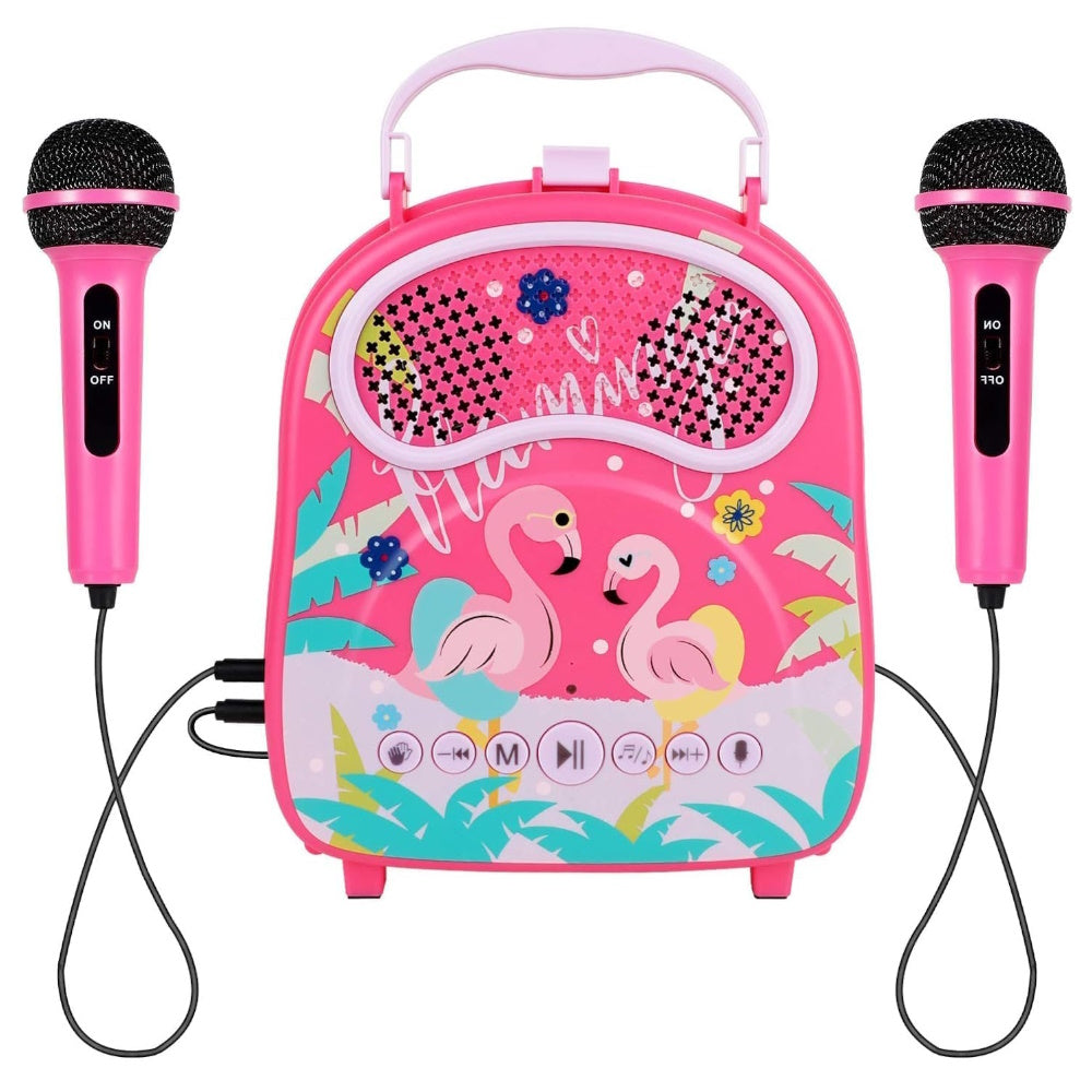 Kids Portable Karaoke with Two Microphones