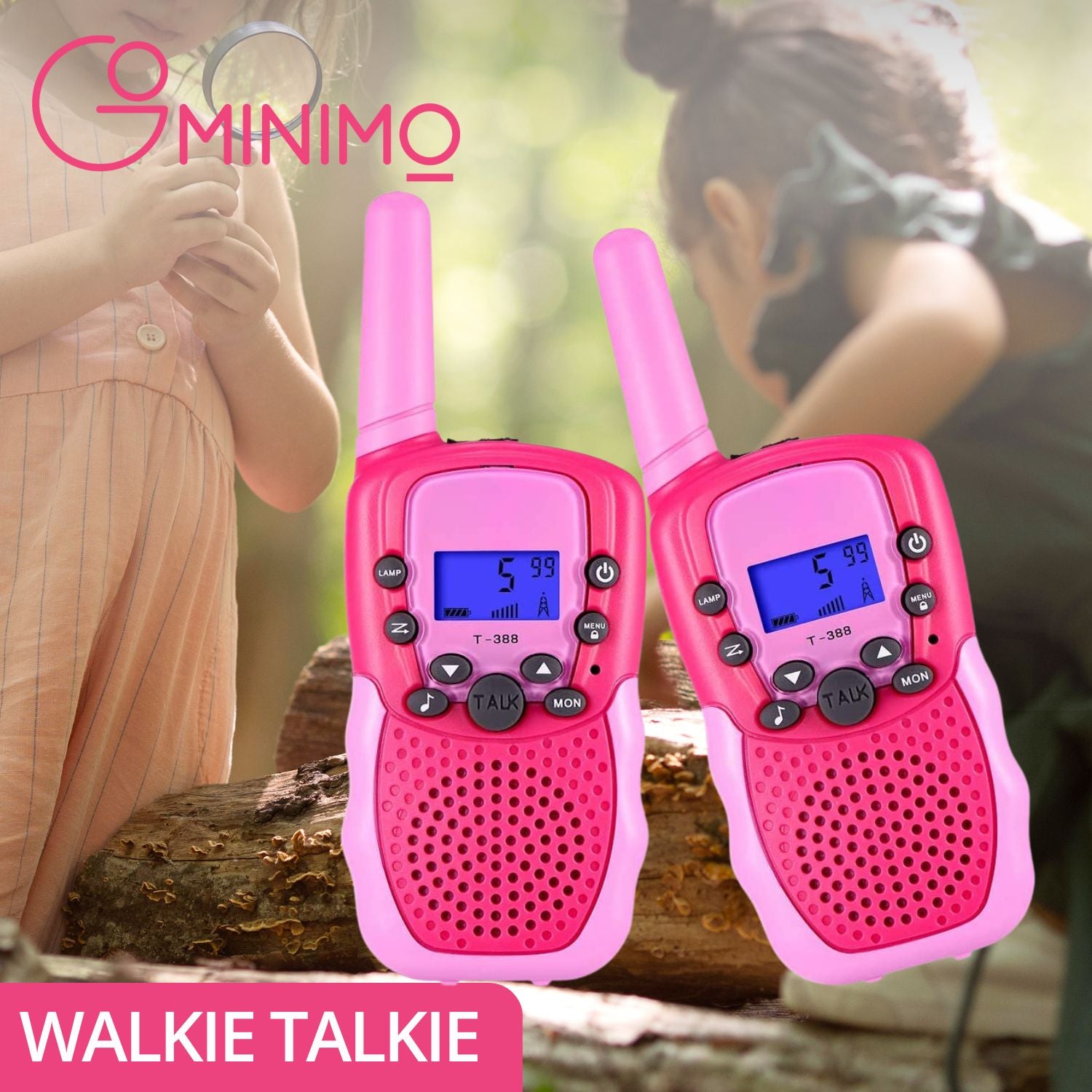 2 Pack Walkie Talkies for Kids with 40 Channels