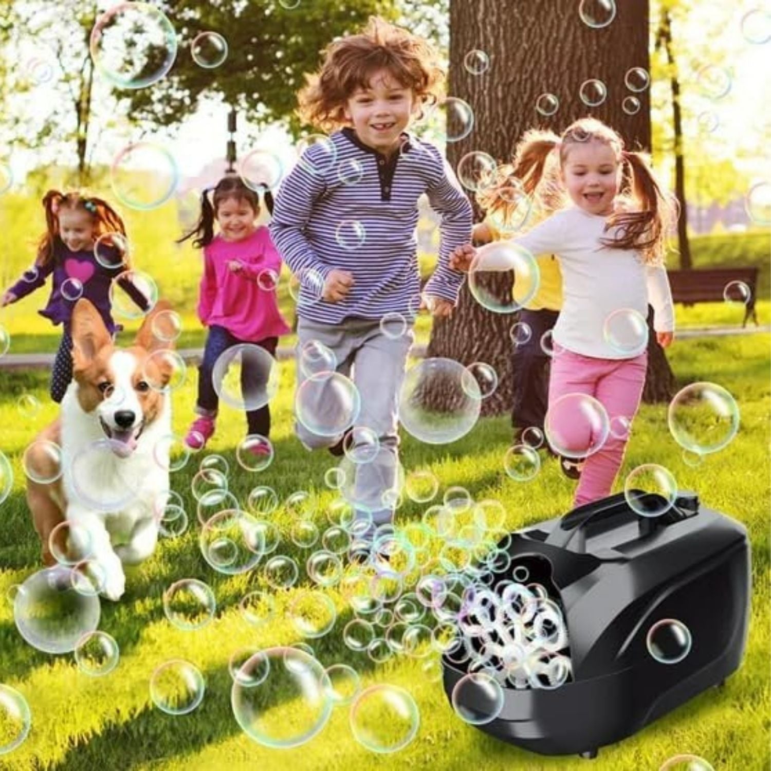 Automatic Bubble Blower Machine for Kids